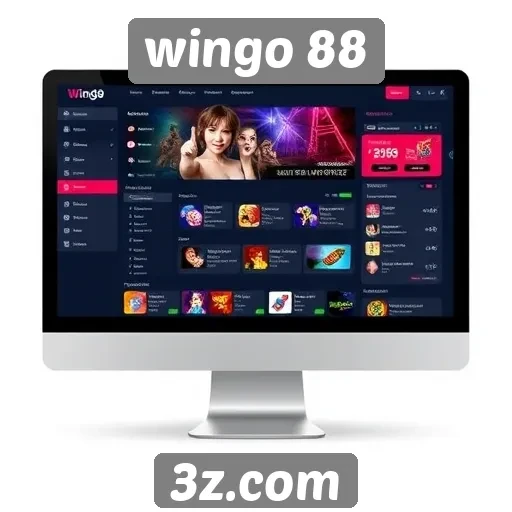 Análise da interface do usuário do site wingo 88